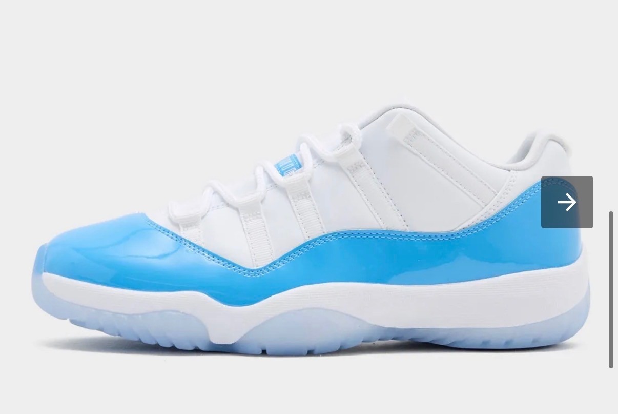 Jordan's 11’s university blue